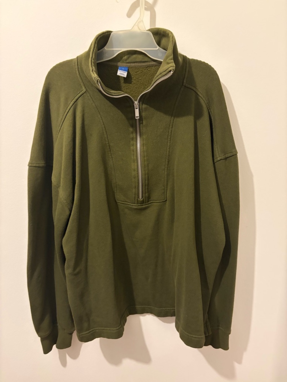 Olive Half-Zip Women’s Fleece Pullover